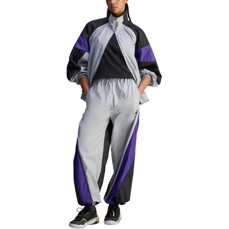 adidas Stella McCartney Track Pants Fashion Comfortable Versatile Adjustable Loose Sports Long Pants Women Bottoms JZ7827