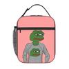 1 Piece Portable Lunch Container Chill Zipper Closure Durable Pocket Pepe the Frog For Lunch Box Bag