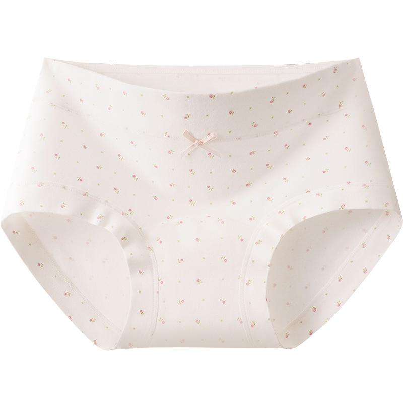 Large Size Women Spring and Autumn Cotton High Waist Belly Wrap Hip Antibacterial Extended Crotch Small Boxer Briefs