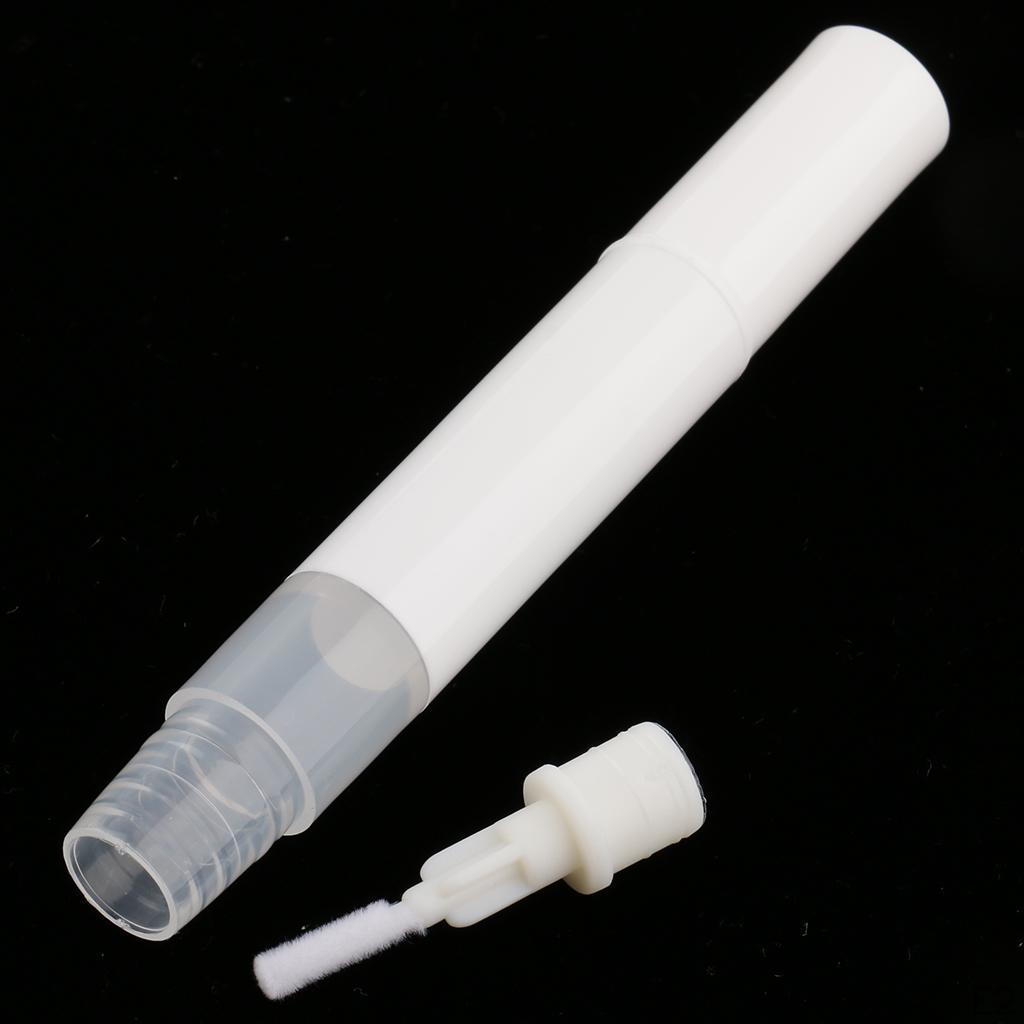 5 ml Empty Pens Cosmetic Container Growth Liquid Tube Mascara Nail Oil Pen Brush White/Pink