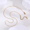 1mm Thin Chain Necklace, Women Choker Necklace, Stainless Steel Jewelry Non Tarnish
