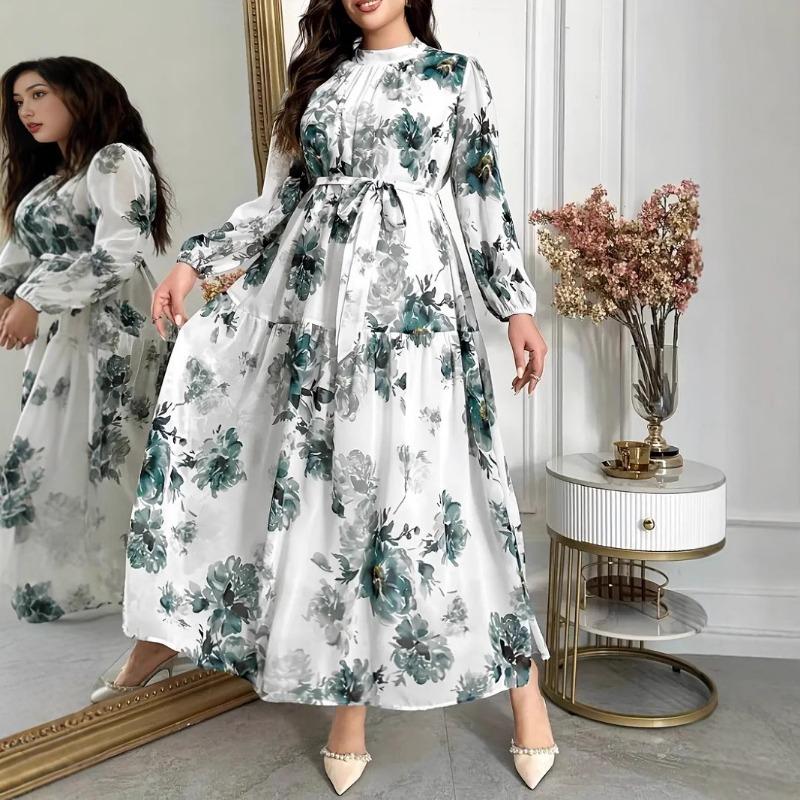 Women's Dress French Elegance Summer Dress Lace-up Slim-fit Holiday Dress