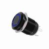 Car 12mm LED Light Momentary Push Button Switch Toggle Black Case 2A