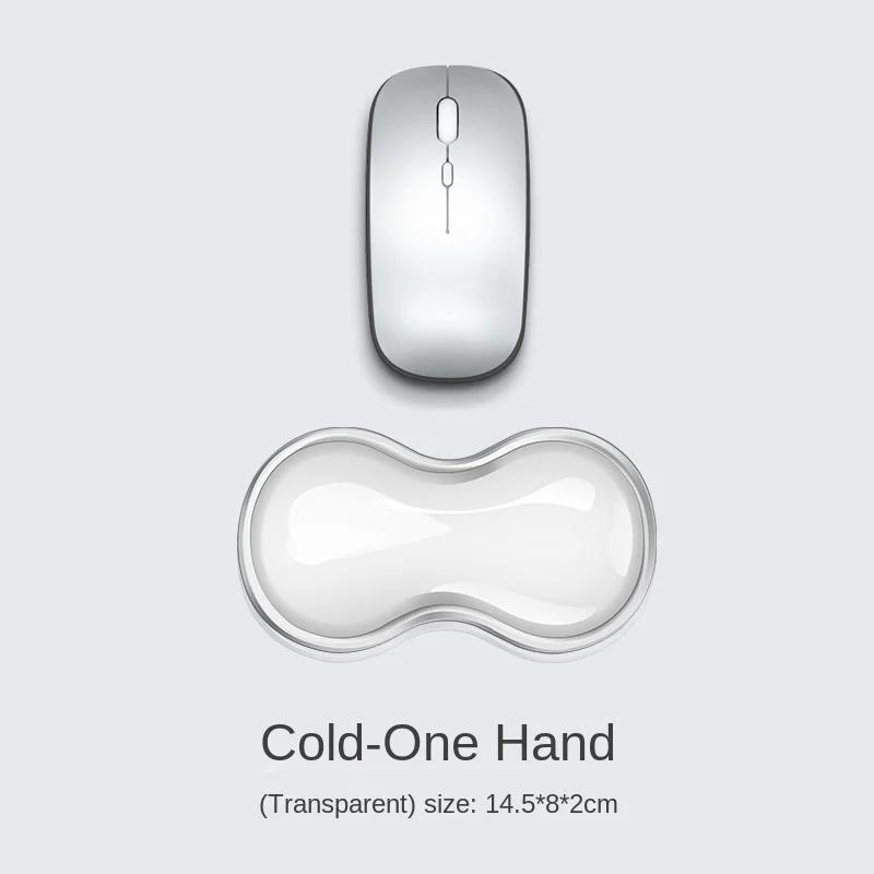 Ergonomic Mouse Pad Wrist Antislip Silicone Transparent Wrist Brace Support Mat Memory Wrist Pad Computer Laptop Keyboard Mat