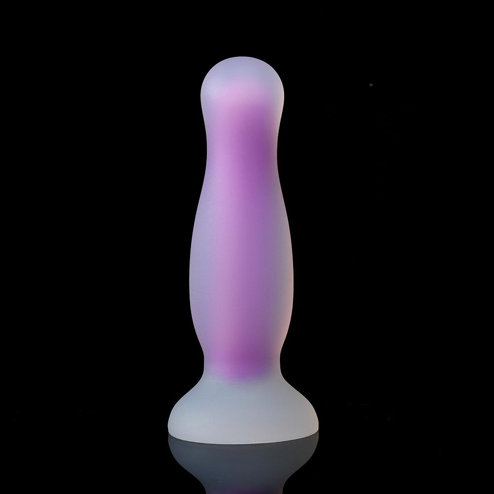 New Nighttime Lightable Coloured Silicone Anal Plugs Female Masturbators Adult Erotic Sex Toys