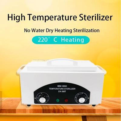 Electric High Temperature Dry Heat Disinfection Box Sterilizer For Manicure Dental Treatment Beauty Salon Nail Tools Equipment