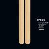 MEINL Stick Brush Meinl Trumstock Signaturmodell Luke Holland Hickory Rund Spets SB600 x & (411 14,7 mm) []
