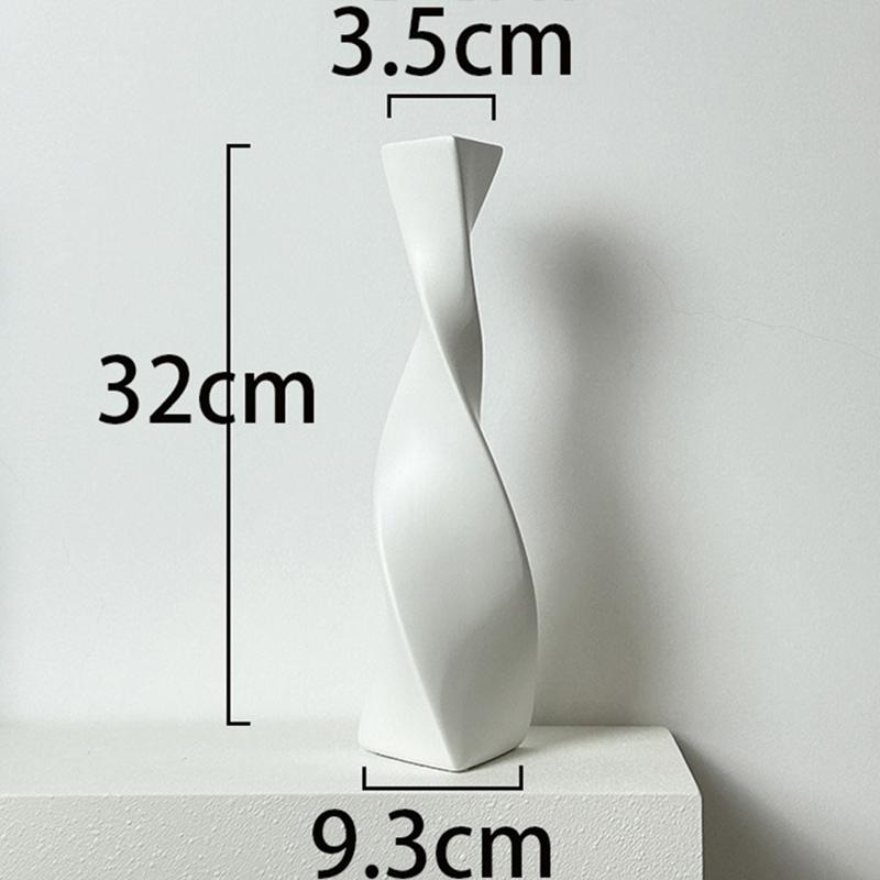 Nordic Vases Ceramics Modern Flower Vase Creative Luxury Flower Bottle Design Minimalist Living Room Flowerpot Home Furniture