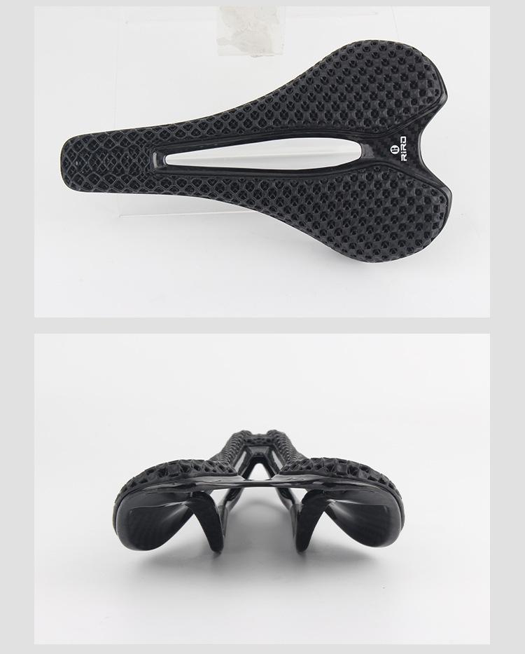 RIRO Carbon Fiber 3D Printed Breathable Road & Mountain Bike Saddle