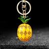 Pineapple Pendant Sparkling Rhinestones Inlaid Three-Dimensional Fruit Design Lightweight Car Bag Accessory Bag Charm