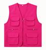 Custom Logo Multi-Pocket Volunteer Vest for Community and Photography Events