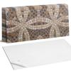 Package of Vinyl Tiles Easy Installation Mosaic Pattern Woven 6X60X30 Cm