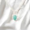 Amazonite Gemstone 925 Sterling Silver Jewelry Handmade Pendant Gift For Love PP-56-27