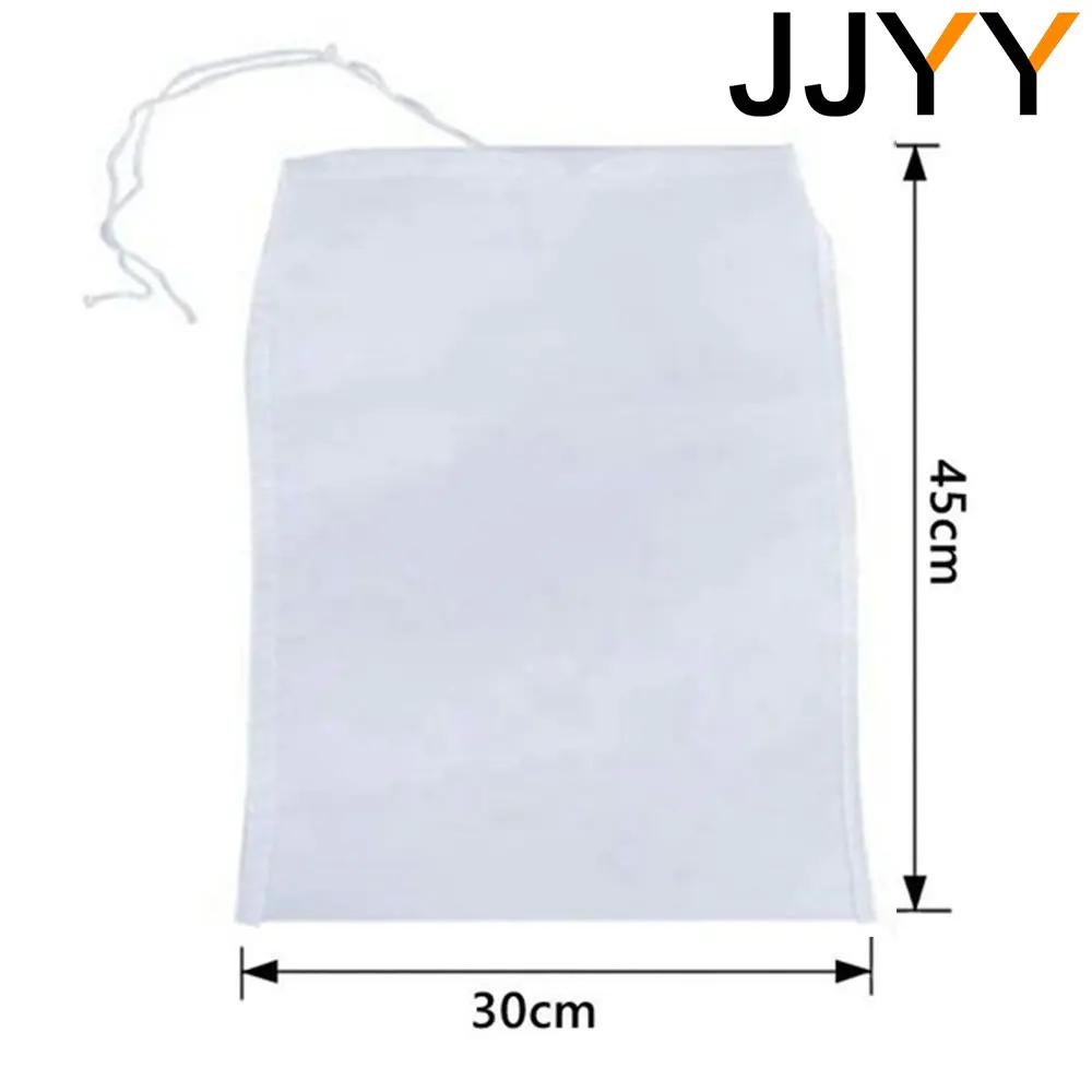 JJYY 100/200/300 Mesh Nylon Filter Nut Milk Bag Net Yogurt Tea Beer Coffee Oil Food Filter Strainers Mesh Kitchen Strainer Bags