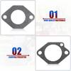 Carburetor Gasket Compatible with Kawasaki FE290 FE350 Engine Golf Cart Gas Club Car Carb DS & Precedent Turf Carryall Pack of 6