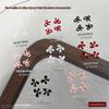 10Pcs Bow Mini Nail Art Nail  Bowknot Nails Decals Nails Art Design Nail Charm Nail Art Decoration Accessories