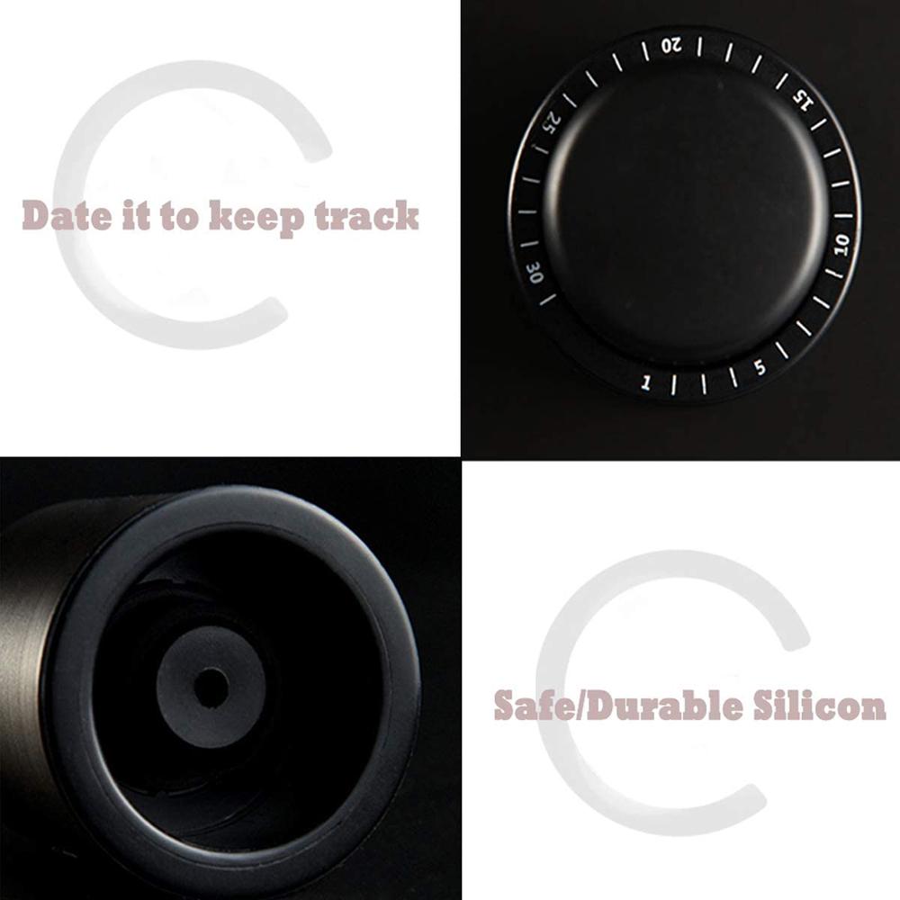 Wine Vacuum Bottle Stopper Sealed Storage Vacuum Memory Wine Stopper Push Style Bar Tools Barware Reusable Wine Cork