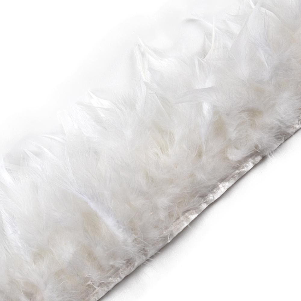 1Meter Natural Turkey Feathers Trims Height 10-15Cm Crafts Wedding Party Clothing Decor Diy Feather Ribbon Sewing Decoration