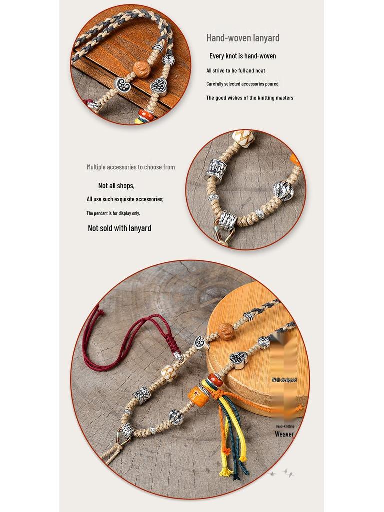 Tibetan Handmade Bull Pendant Necklace with Sweater Chain