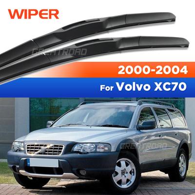 CREATROAD OEM Fit / Quiet Wipe / All-Season Front Wiper Blades For Volvo XC70 2000-2004 2001 2002 2003 Windshield Wipers 24"+21"