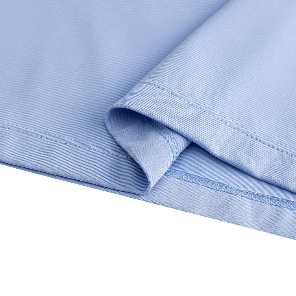 Anta Camisa Polo de Verão Feminina Tops Azul Vibrante 962628103-2