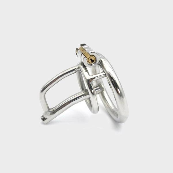 Stainless Steel Ring Cage Lock for Man