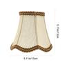 1Pcs Lamp Shade Chandelier Cloth Fabric Table Lamp Shade Apricot Vintage Look Warm Light Decor Cloth Chandelier Cover