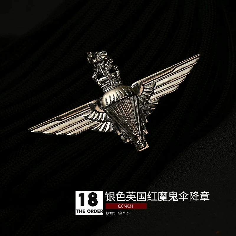 Aviation Pilot Badge Military Fan Parachute Badge Skill Badge Badge Brooch Medal Hat Badge