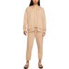 Nike Knitted Sweatpants Women's Beige Yellow Moderate Cuffed Pants DM6420-200