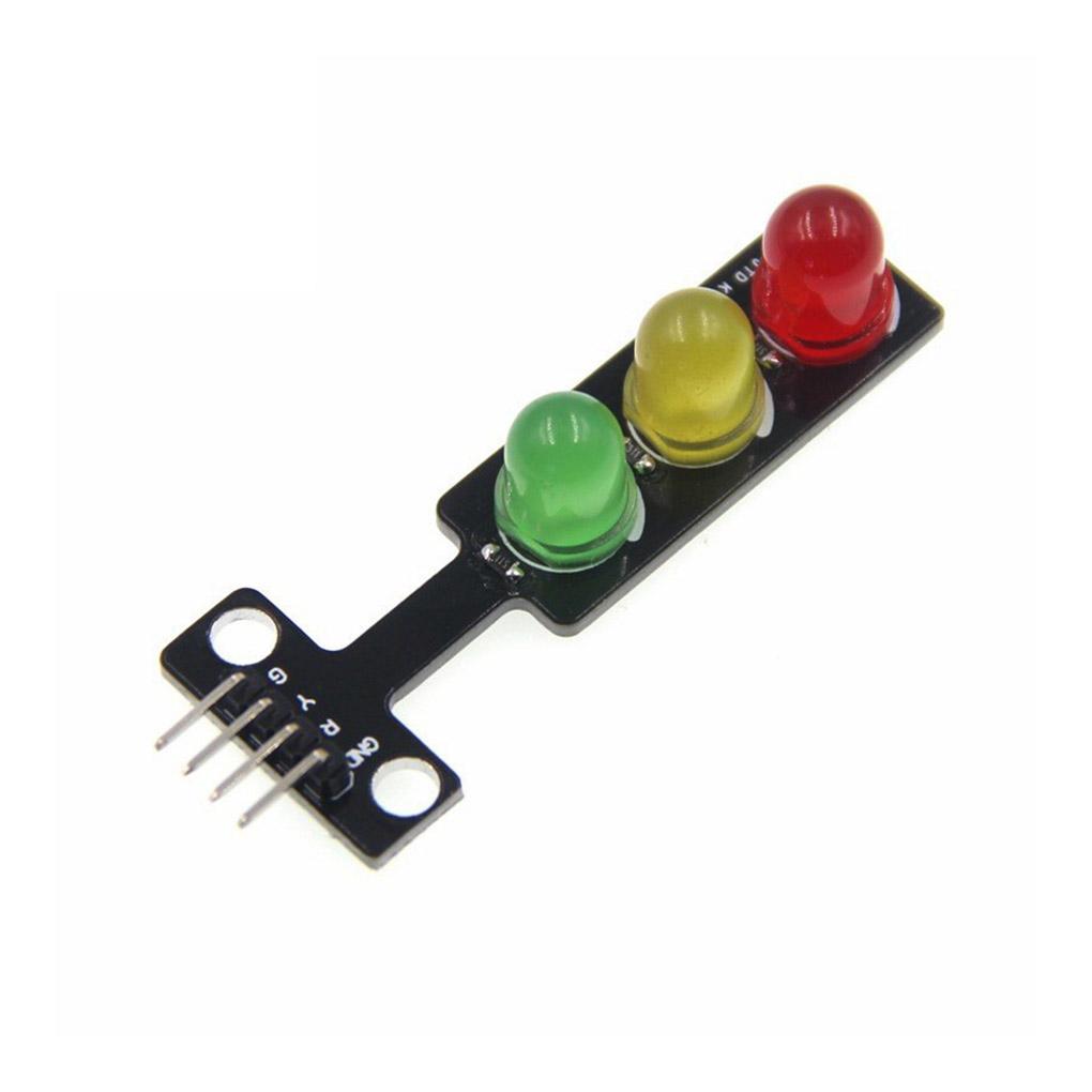 

Light-emitting Module 5MM Red Yellow Green RGB LED Display Traffic Lights 5V Digital Signal Output Model DIY Project