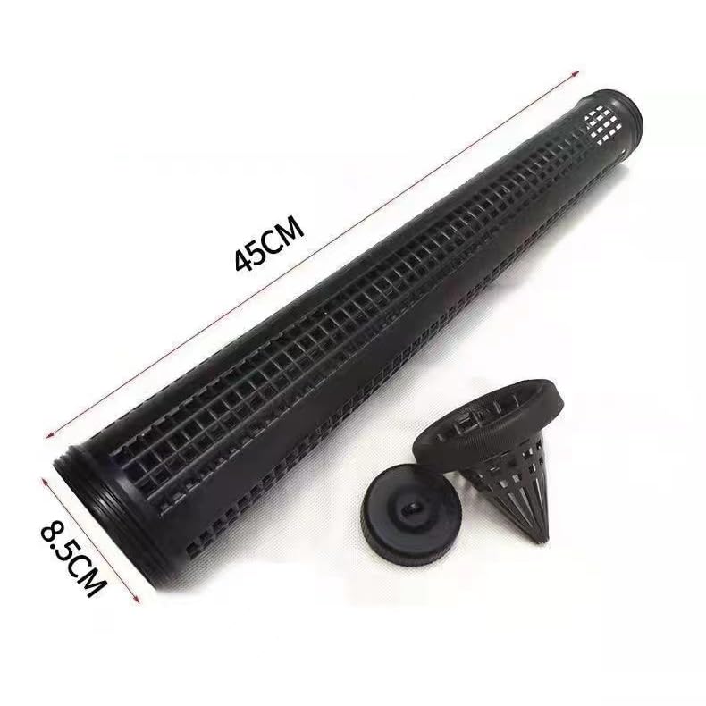 Eel Trap Cage with Bait Set of Durable Conger Eel Trap Balls, 45cm, Black, 5, Plastic,