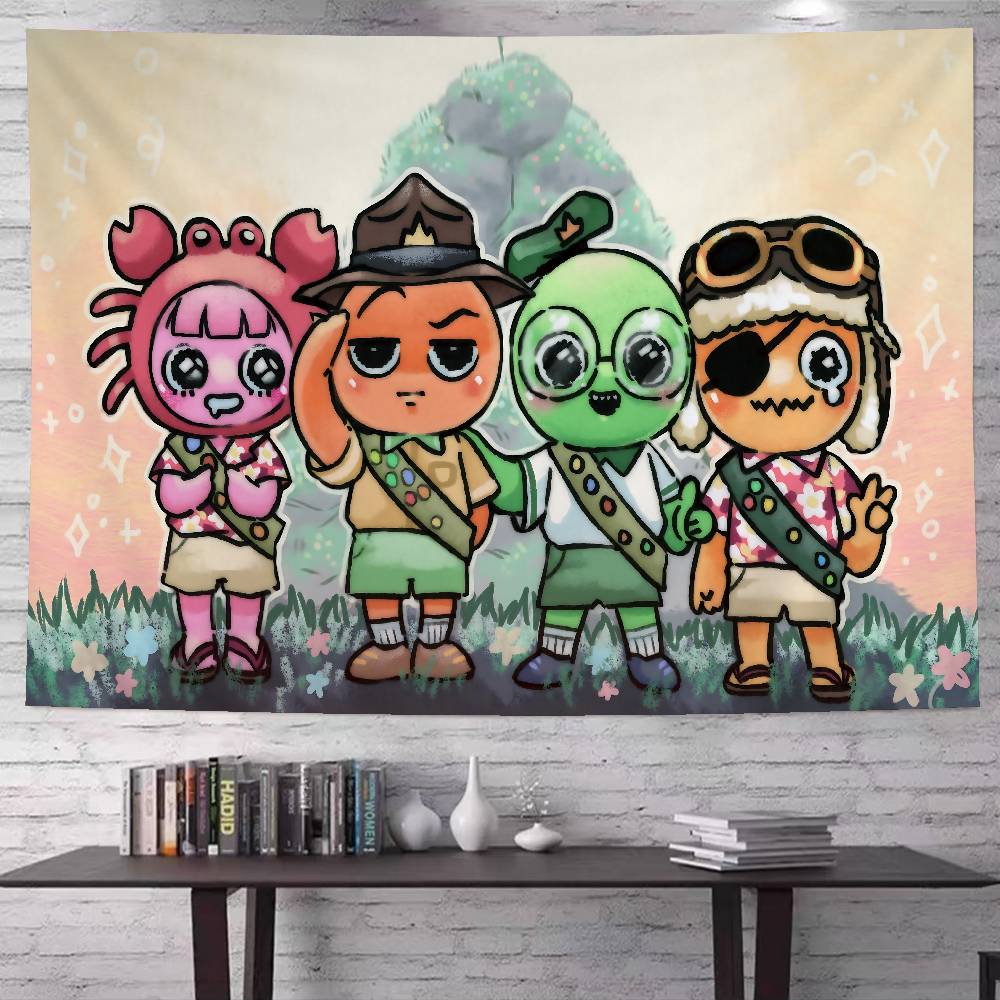 Popular Game Peak Microfiber Printed Large Wall Tapestry Art Science Fiction Room Home Decor Decor Blanket