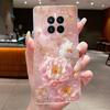Phone Case For Huawei Mate 50 50E Butterfly Bow Protective Casing For Huawei Mate 50 Pro Transparent Soft Silicone TPU Cover