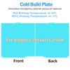 Glacier Cold Build Plate For Elegoo Centauri Carbon Heat Bed High Viscosity Two Sided Printing 261mm*270mm 3D Printer Parts