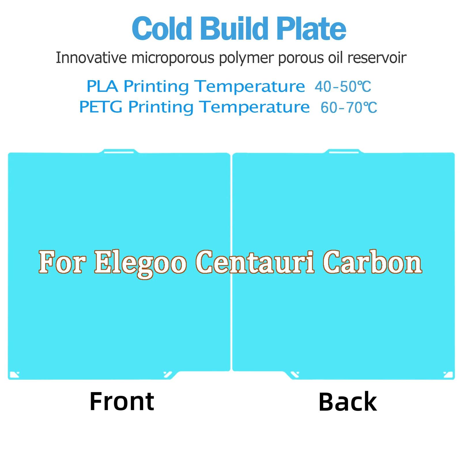 Glacier Cold Build Plate For Elegoo Centauri Carbon Heat Bed High Viscosity Two Sided Printing 261mm*270mm 3D Printer Parts For Centauri Carbon