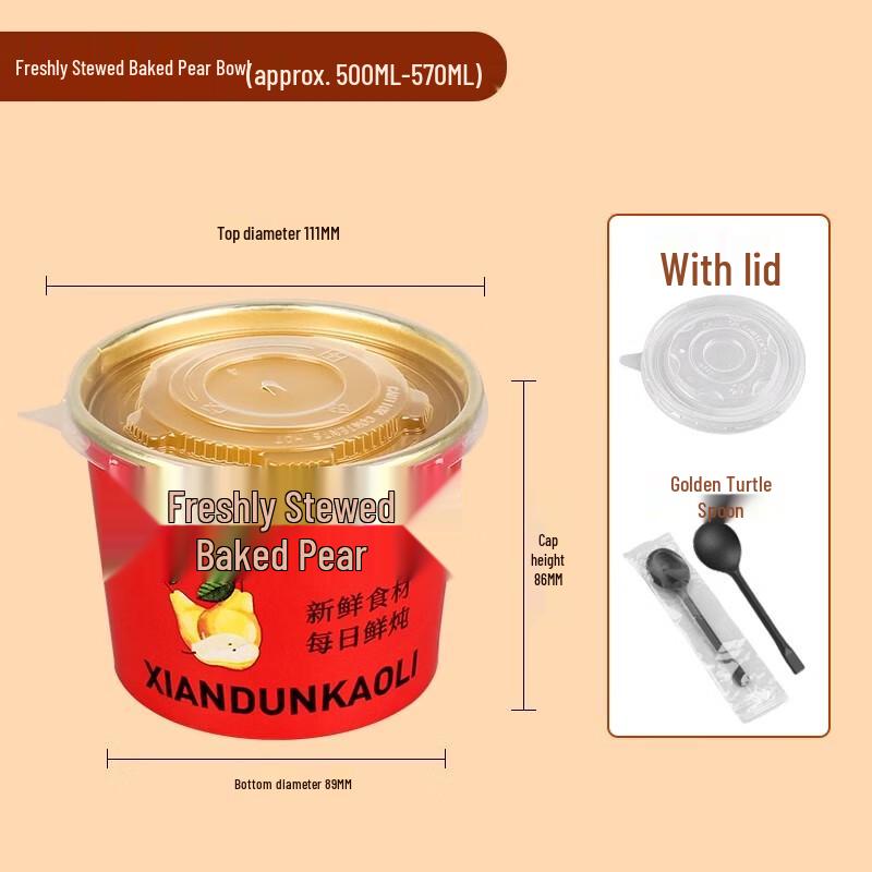Disposable Takeaway Dessert & Soup Cups