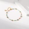 Vintage Evil Eye Copper 18k Gold Plated Women Foot Anklet Jewelry