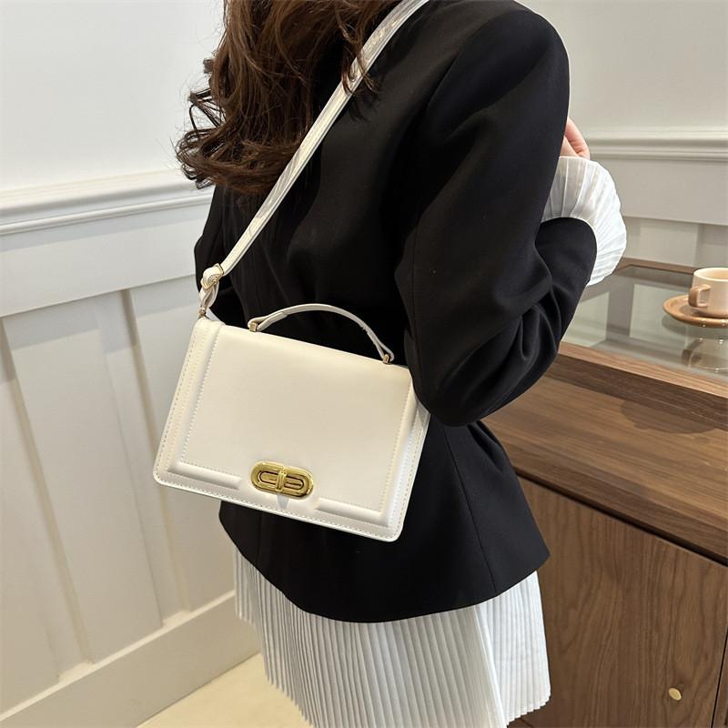 Chic 2023 Fashion Handbag For Women Stylish Summer Pu Leather Shoulder Bag Trendy Black Purse