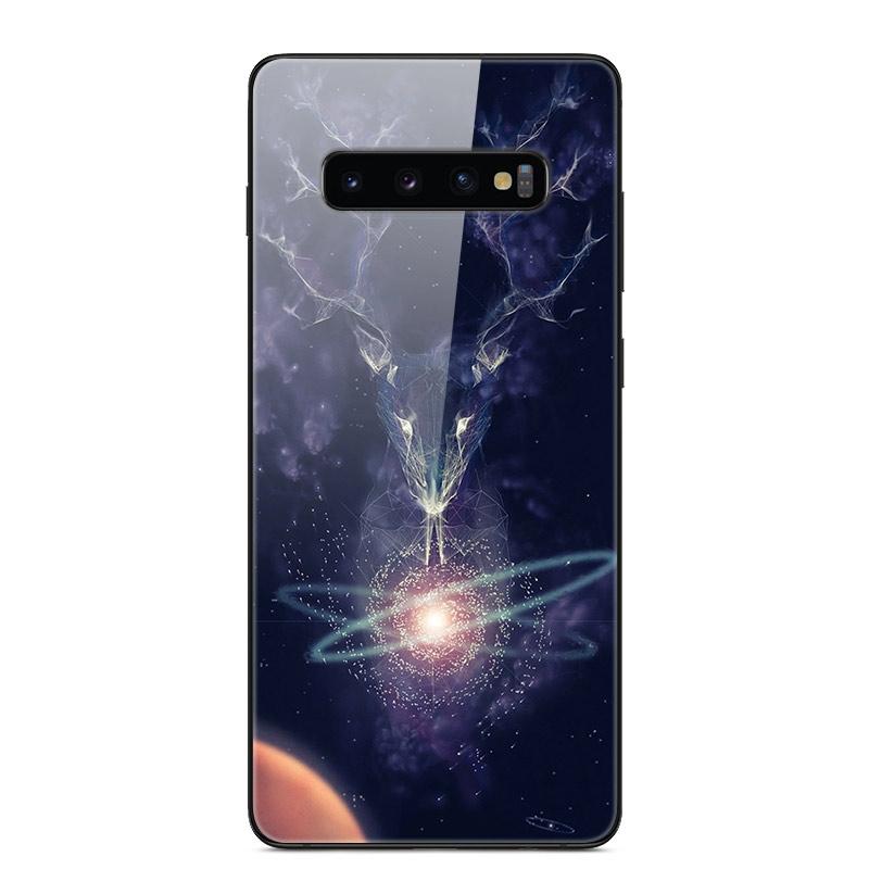 For Samsung S10 Plus Case Tempered Glass Hard Phone Back Cover Coque For Samsung Galaxy S10E S 10 5G S10plus Bumper Cases Capa