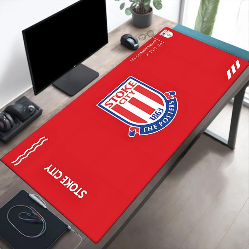 Stoke City Football Club Mouse Pad, Gaming Mouse Pad, Keyboard Pad, Desk Decor for Computer Notebook Fan Gift Birthday Gift
