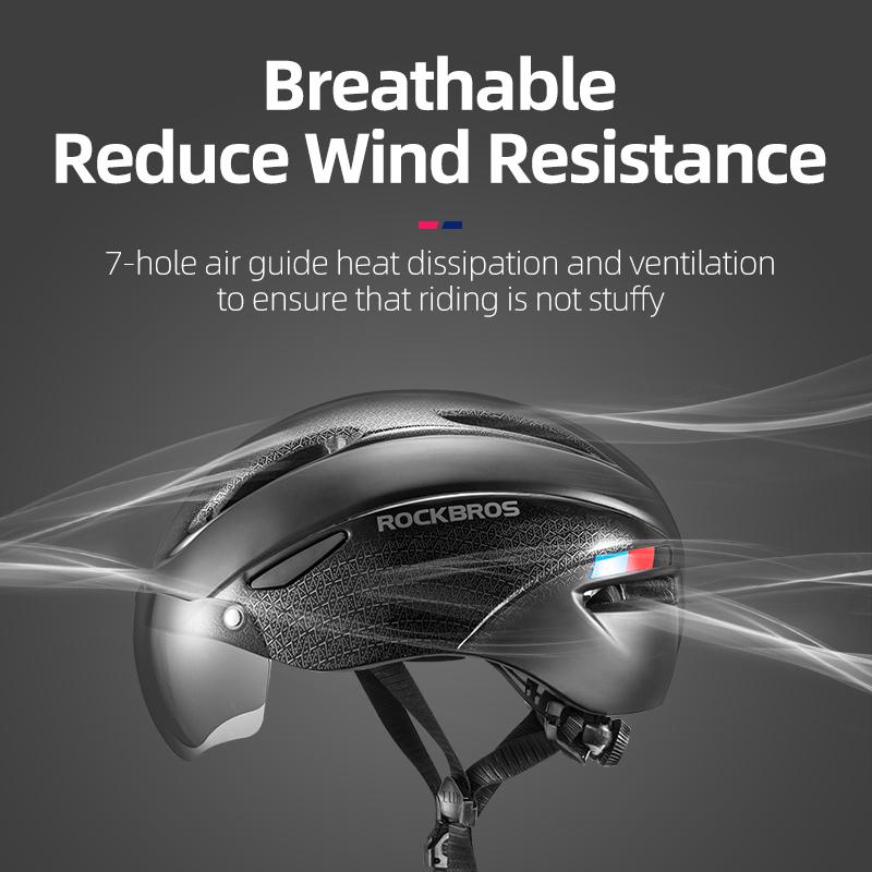 ROCKBROS Cycling Helmet Road Bike Helmet Men Women Bicycle Equipment Outdoor Sport Safety Helmet Breathable EPS Integrally