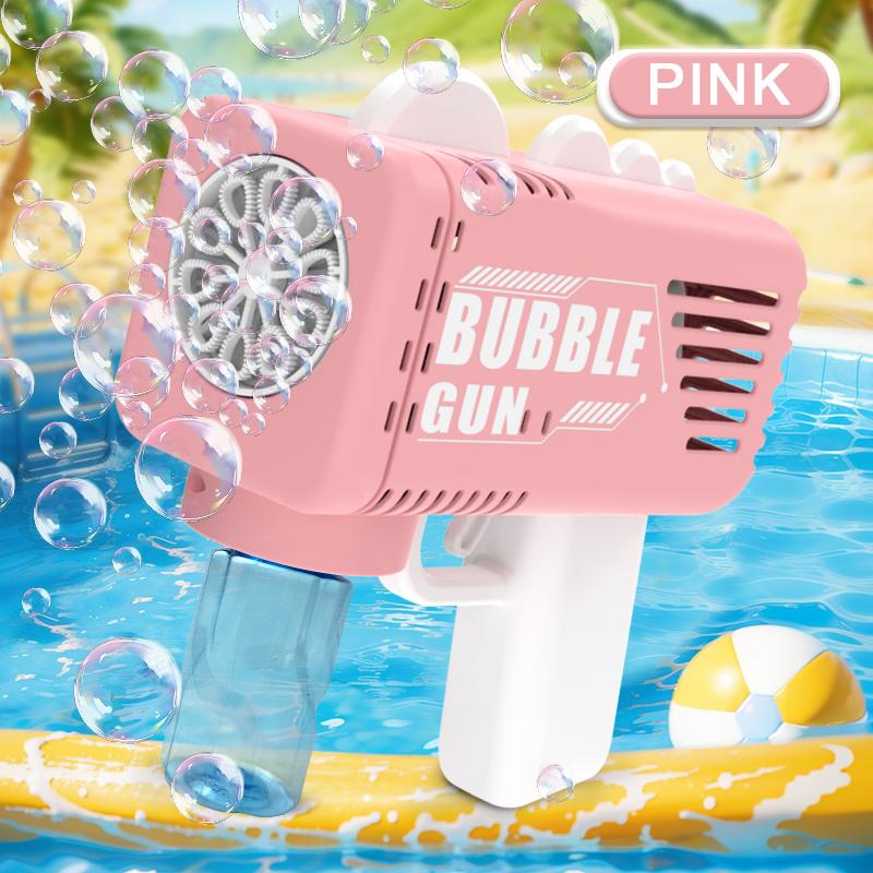 Children's Bubble Toy Dinosaur Bubble Gun Fully Automatic Bubble Toy Parent Child Interactive Game without Battery Bubble Water