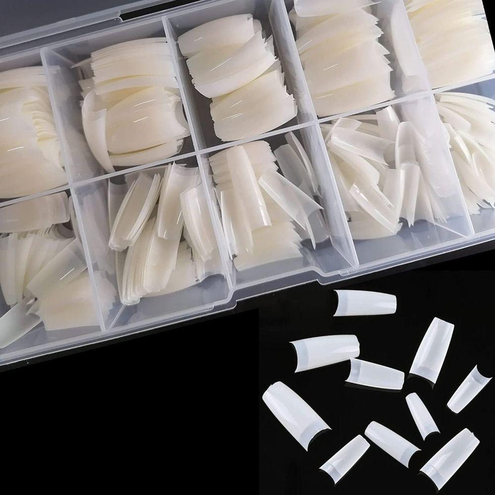 

New Full Coverage Seamless Full Sticker French False Nails Nails Tips Fake Nails
