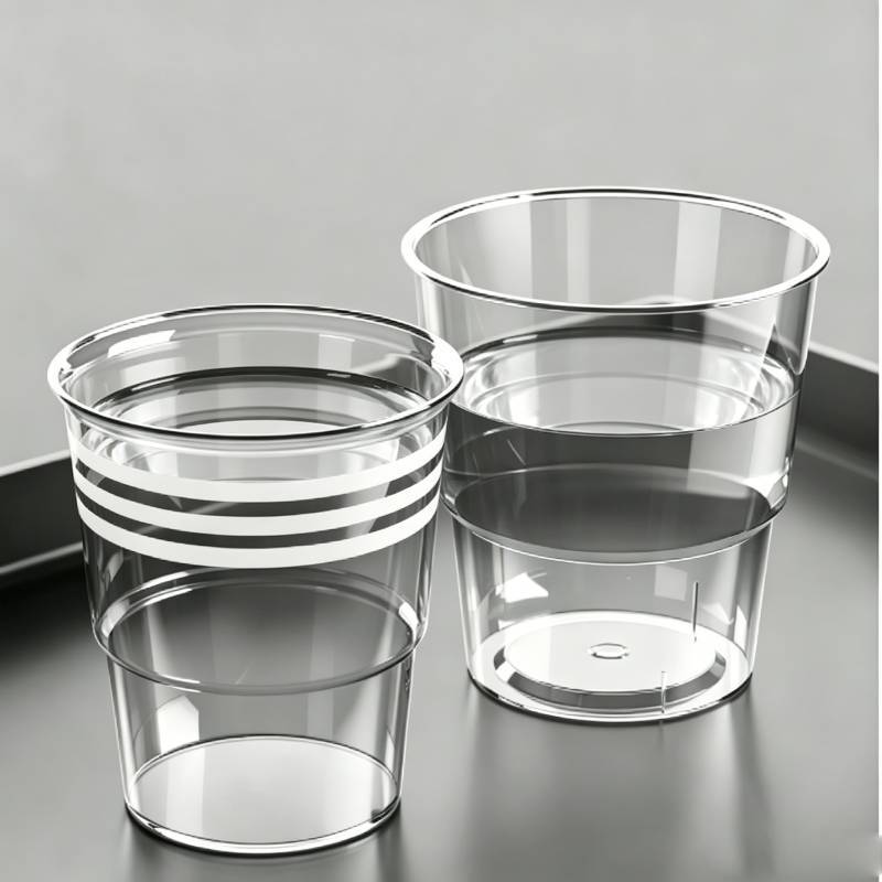 Food Grade Plastic Water Cup Set With Thickened Material For Home And Restaurant Use