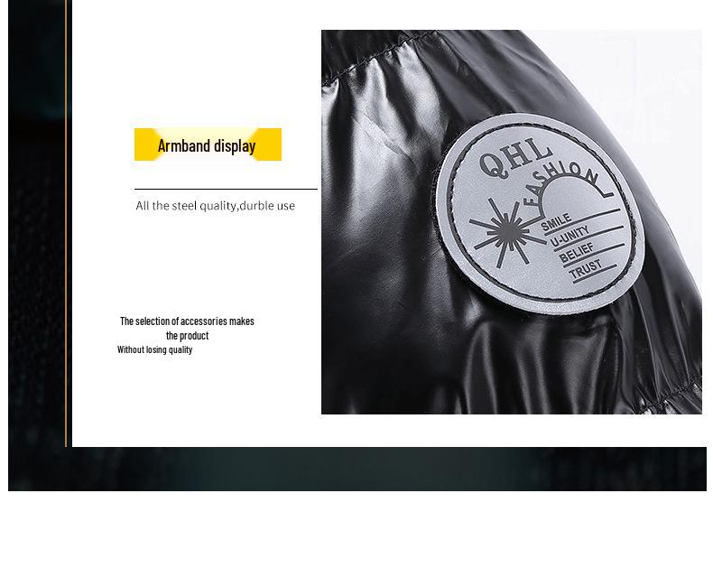 Men's Grey Hooded Cotton Zipper Cardigan - Thickened Winter No-Iron Casual Jacket