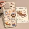Single Layer Cute Hot Dog West Highland Cat for Apple 16Pro Big Hole 15 Mobile Phone Case 14 Cartoon 13 Set 12