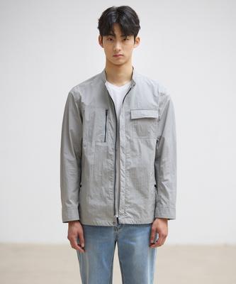 Stco [Summer] Diems Motion-Free High-Neck Blouson Gray_Djpub01Csg