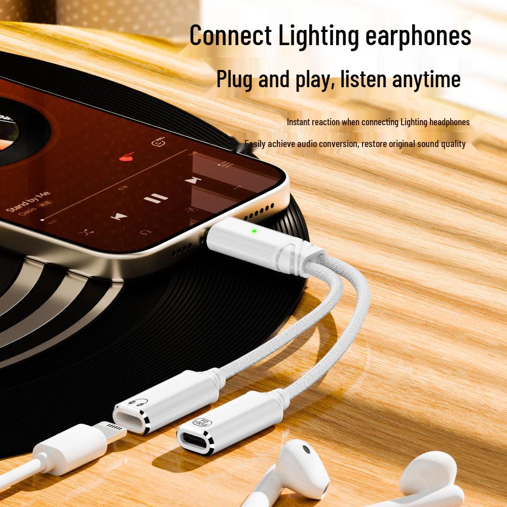 Apple 16 Lightning Earphone & PD100W Type-C Fast Charging Cable