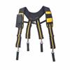Crossed Shoulder Tool Harness Long-Lasting Construction Work Belt Suspender
