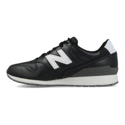 Modne Skórzane Amortyzujące Trwałe Oddychające Niskie Buty do Biegania Męskie Sneakersy Czarne Białe MRL996LT